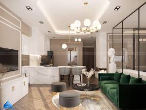 Ý tưởng thiết kế nội thất căn hộ Sài Gòn South Residence